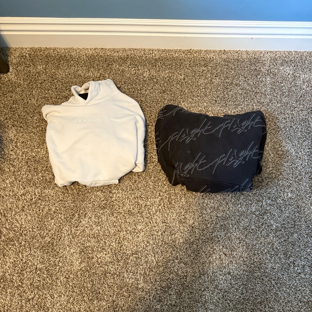 Nike Air Jordan Hoodie and Flight hoodie set
